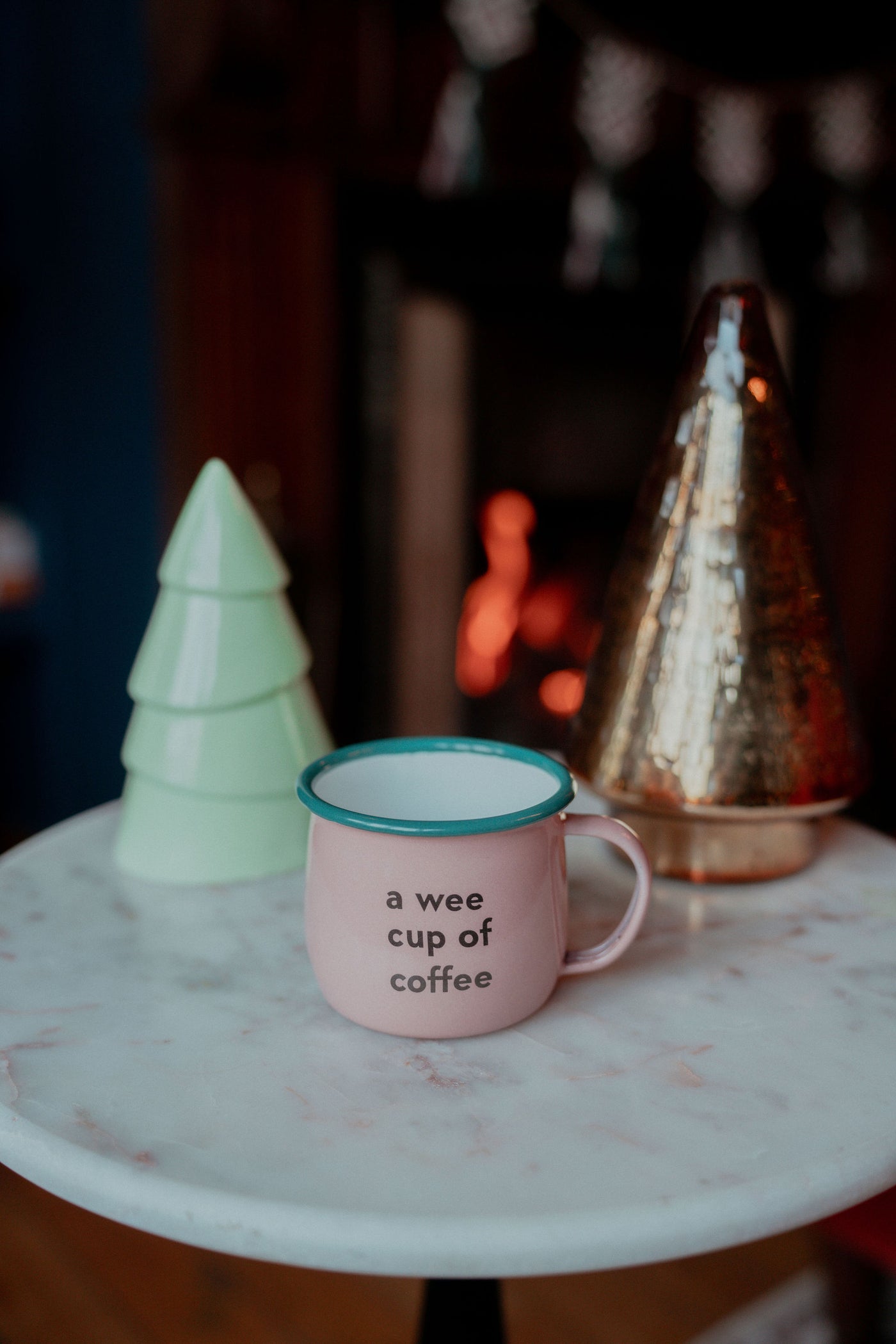 A Wee Cup of Coffee Enamel Mug