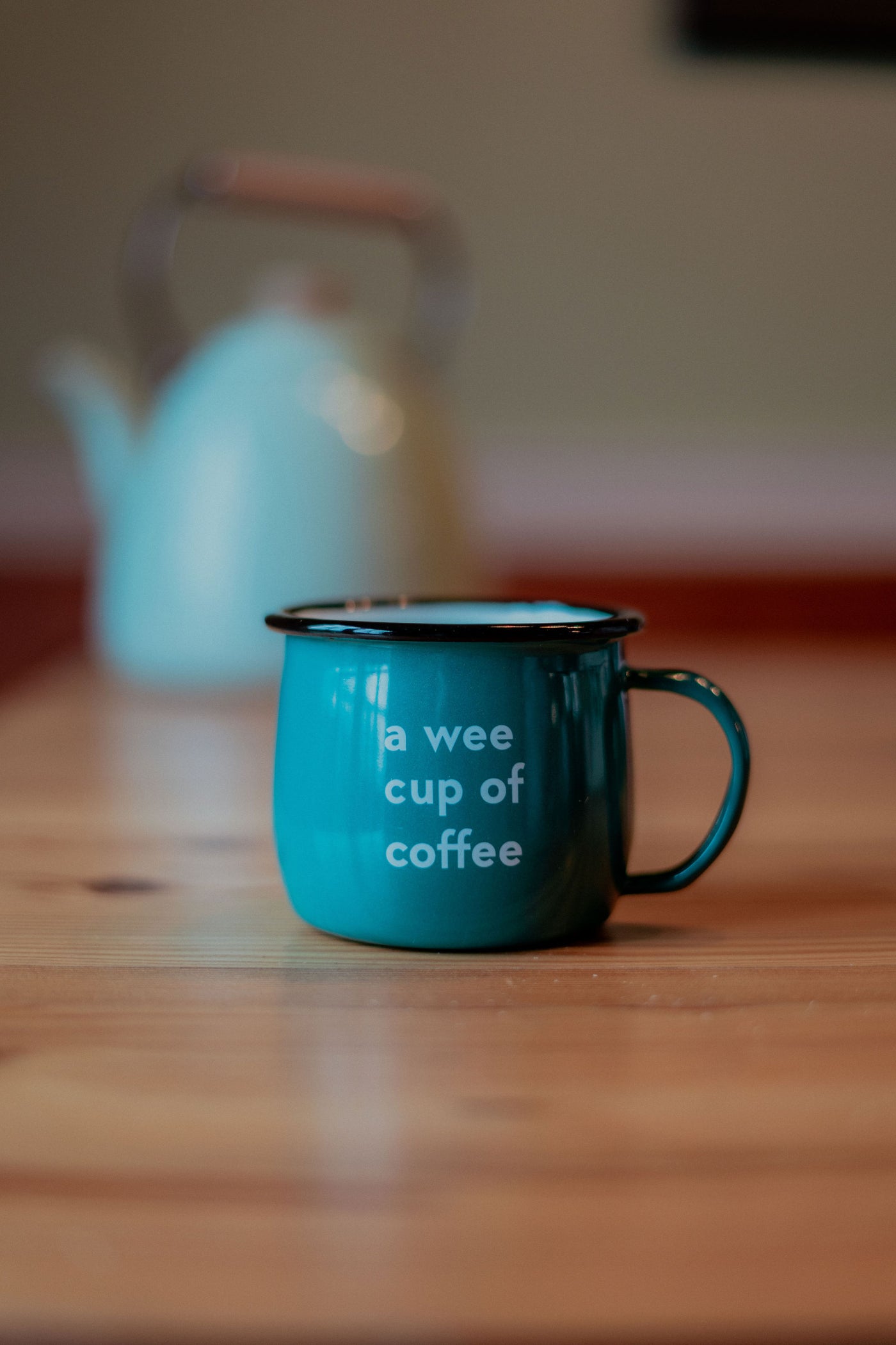 A Wee Cup of Coffee Enamel Mug | Born & Bred