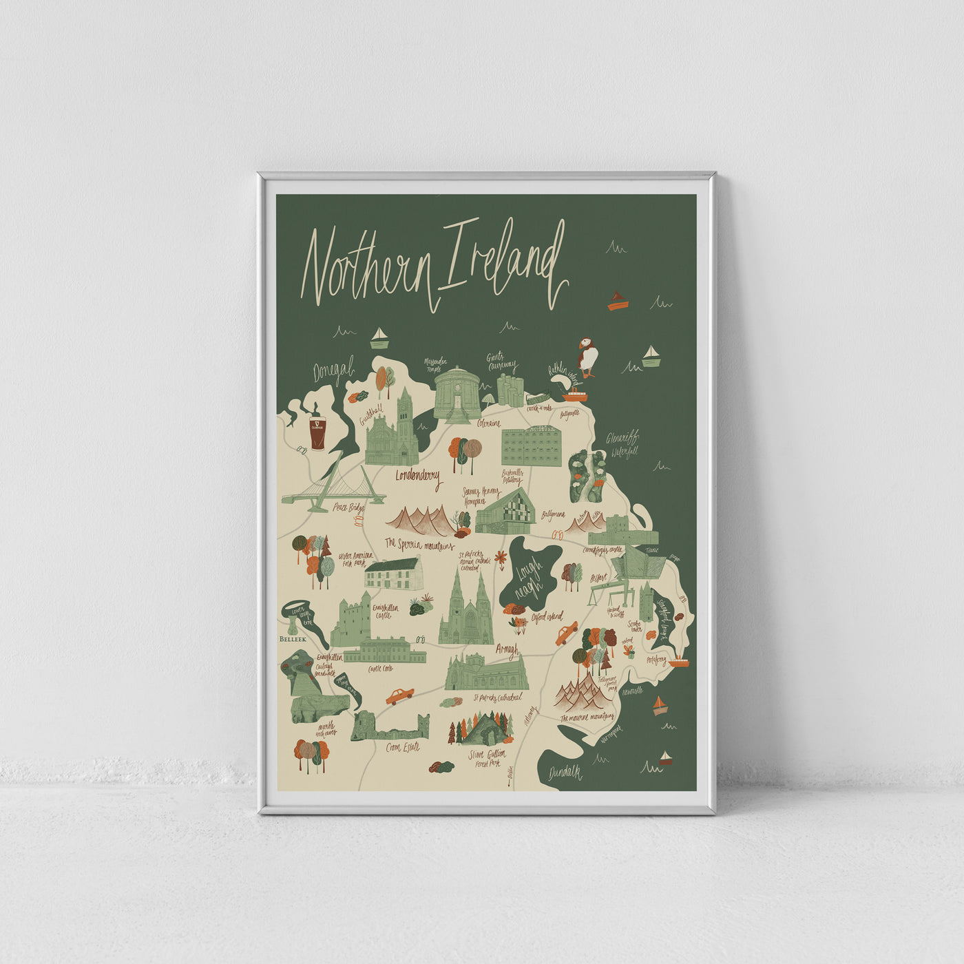 Northern Ireland Map | DesignWithBeth