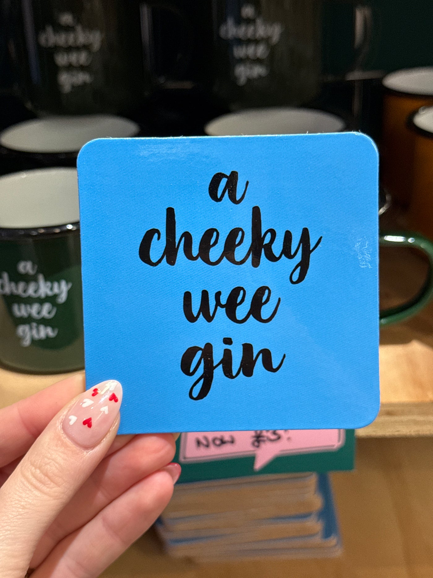 A Cheeky Wee Gin Coaster