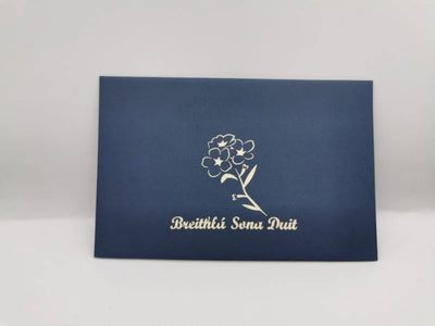 Breithla Sona Duit Flower Pop Up Card | Paper Bear