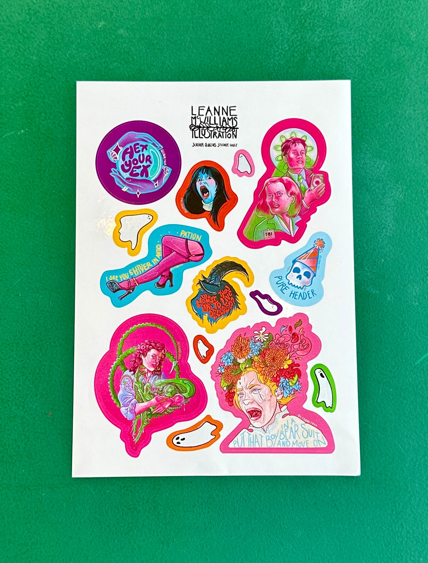 Scream Queens Sticker Sheet