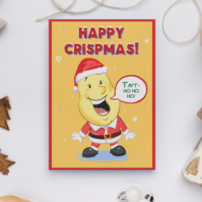 Happy Crispmas Tatyto Christmas Card
