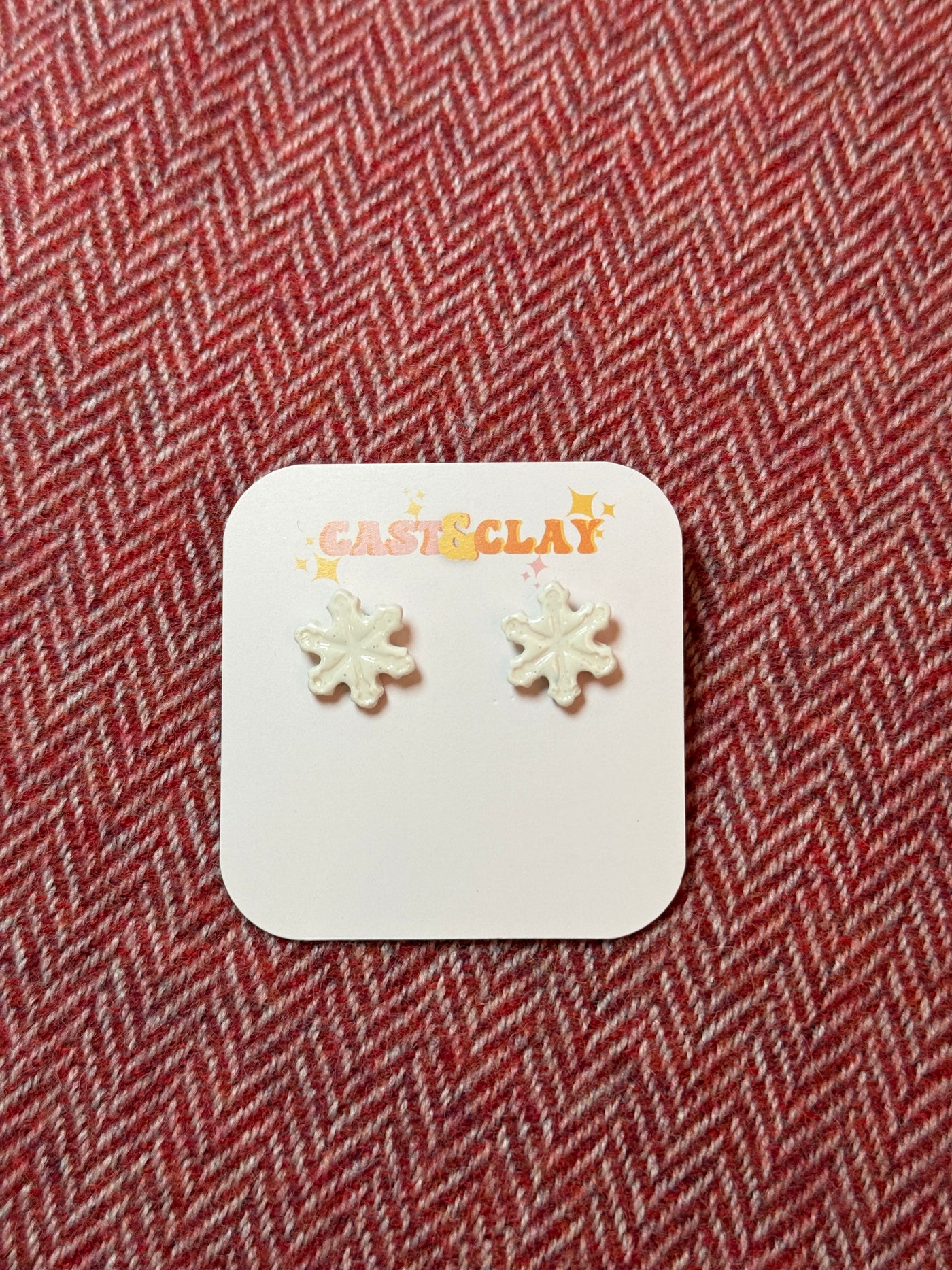 Snowflake Studs | Cast & Clay