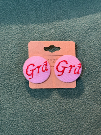 Gra Button Earrings | Breezita