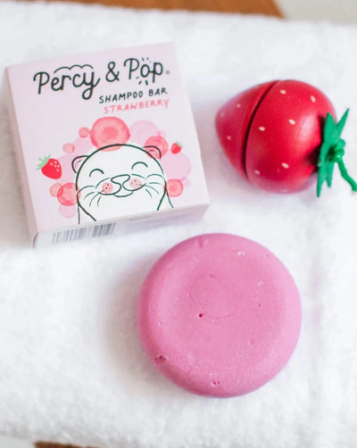 Strawberry Shampoo Bar | Percy & Pop