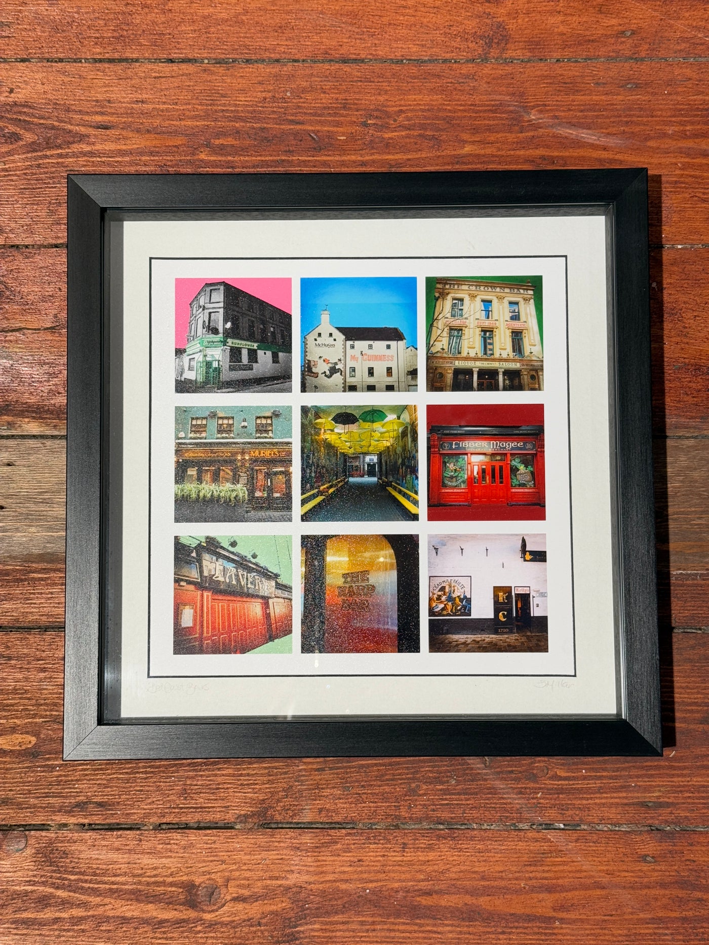 Belfast Bars 30x30 Print | Sharon Millar