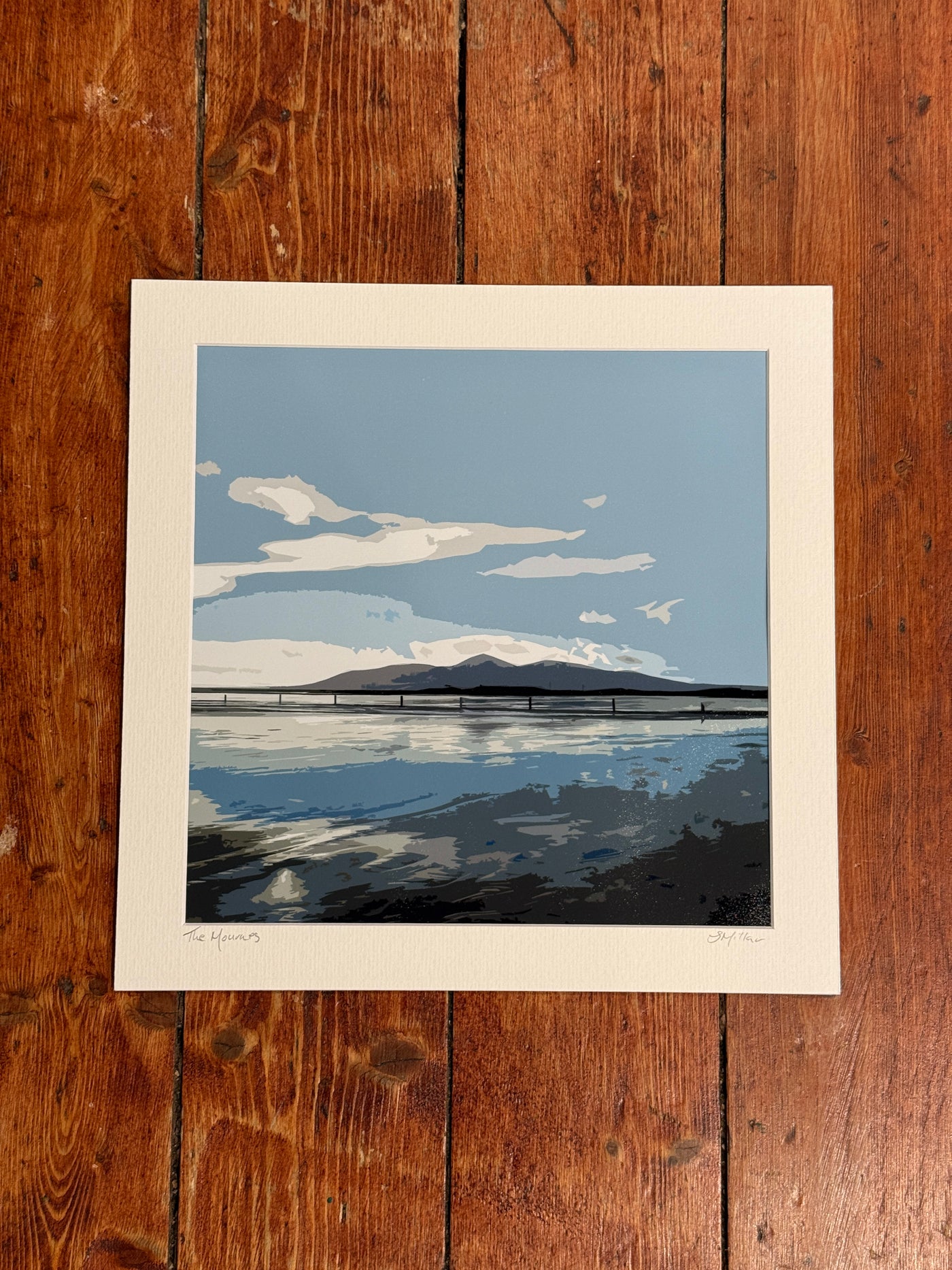 The Mournes 30x30 Print | Sharon Millar