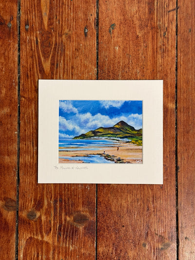 The Mournes at Newcastle Print | Olive Duffy