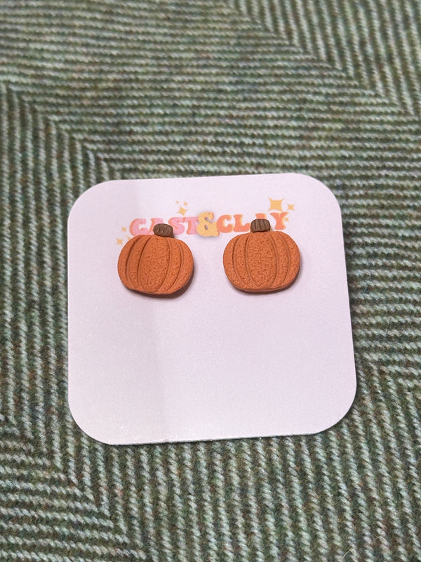 Pumpkin Studs | Cast & Clay