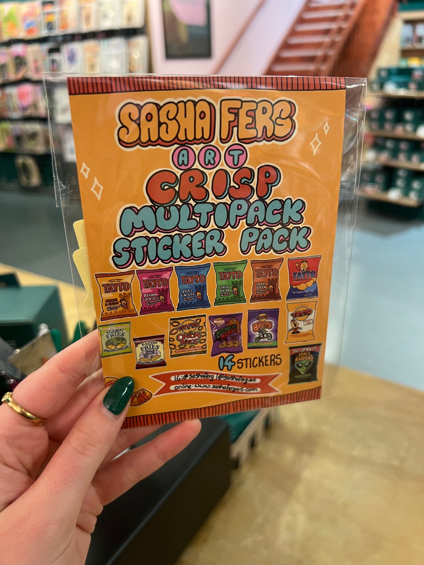 Crisp Sticker Multipack  | Sasha Ferg Art