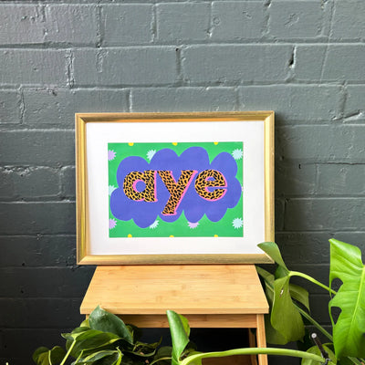 Aye Print | Kerrie Illustrates