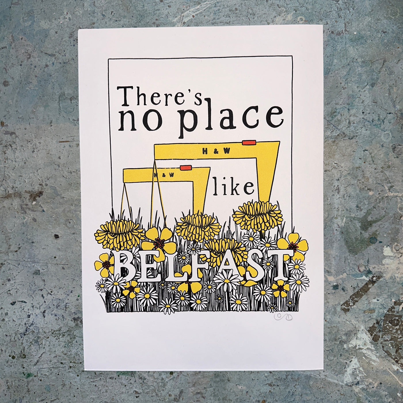 Es gibt keinen Ort wie Belfast-Druck