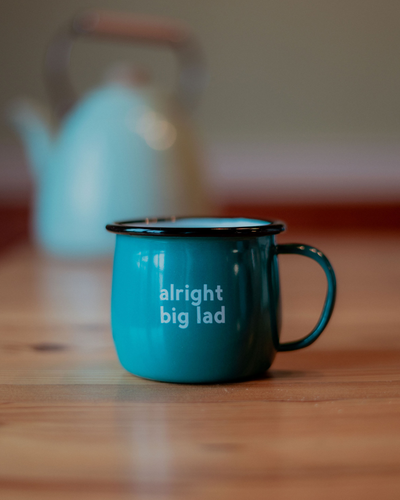 Alright Big Lad Enamel Mug | Born & Bred