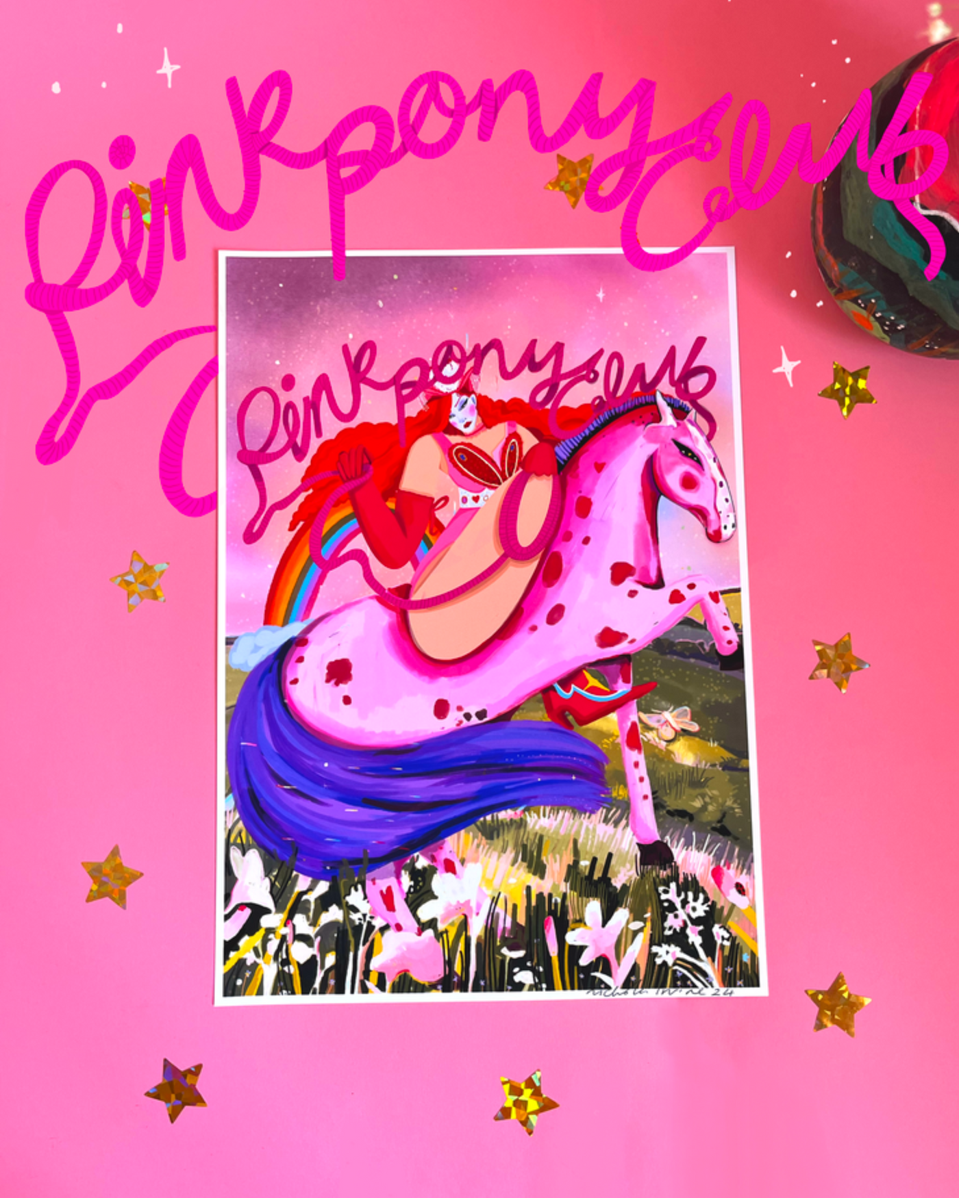 Chappell Roan Inspired | Pink Pony Club Print | Nichola Irvine – Born ...