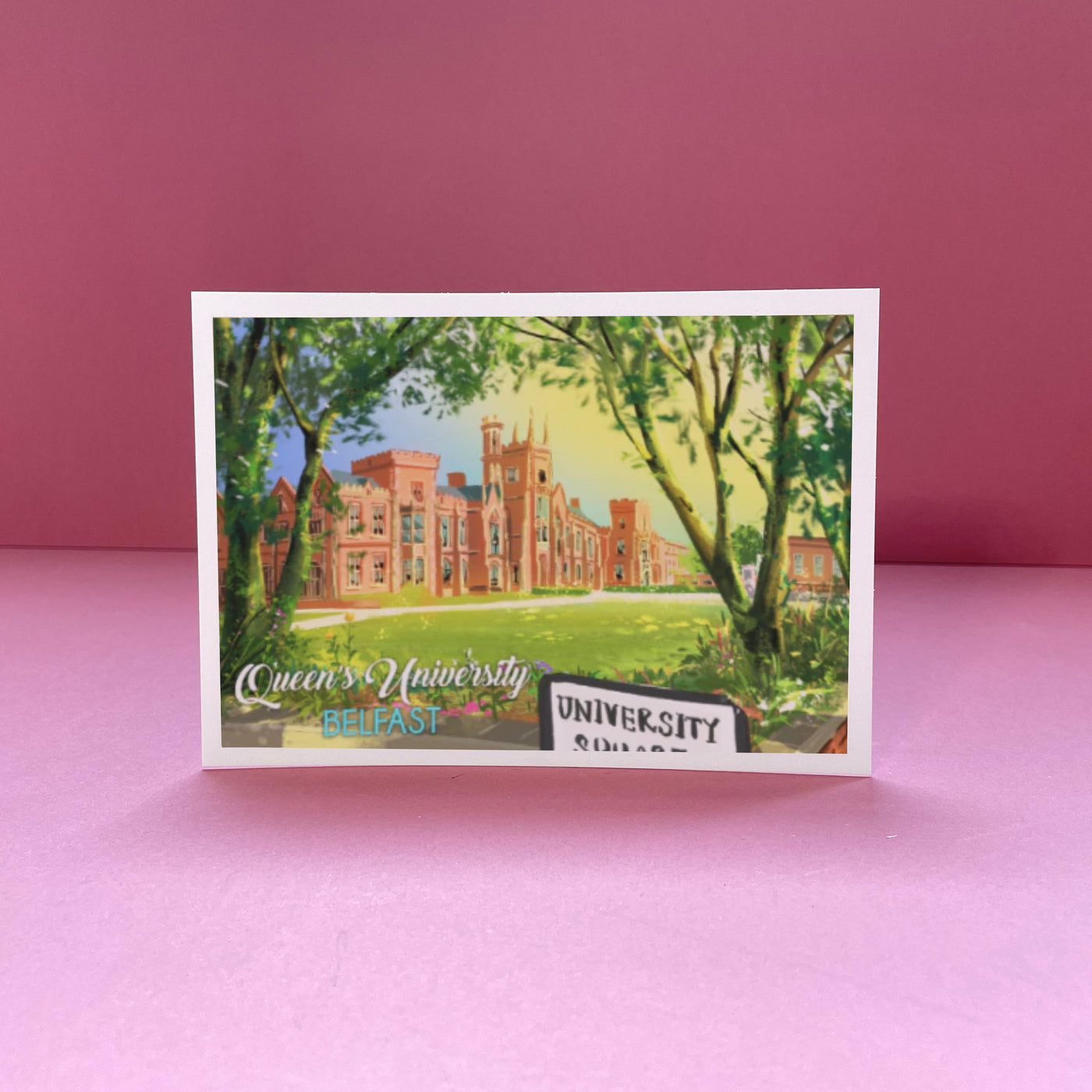 Postkarte der Queen's University 