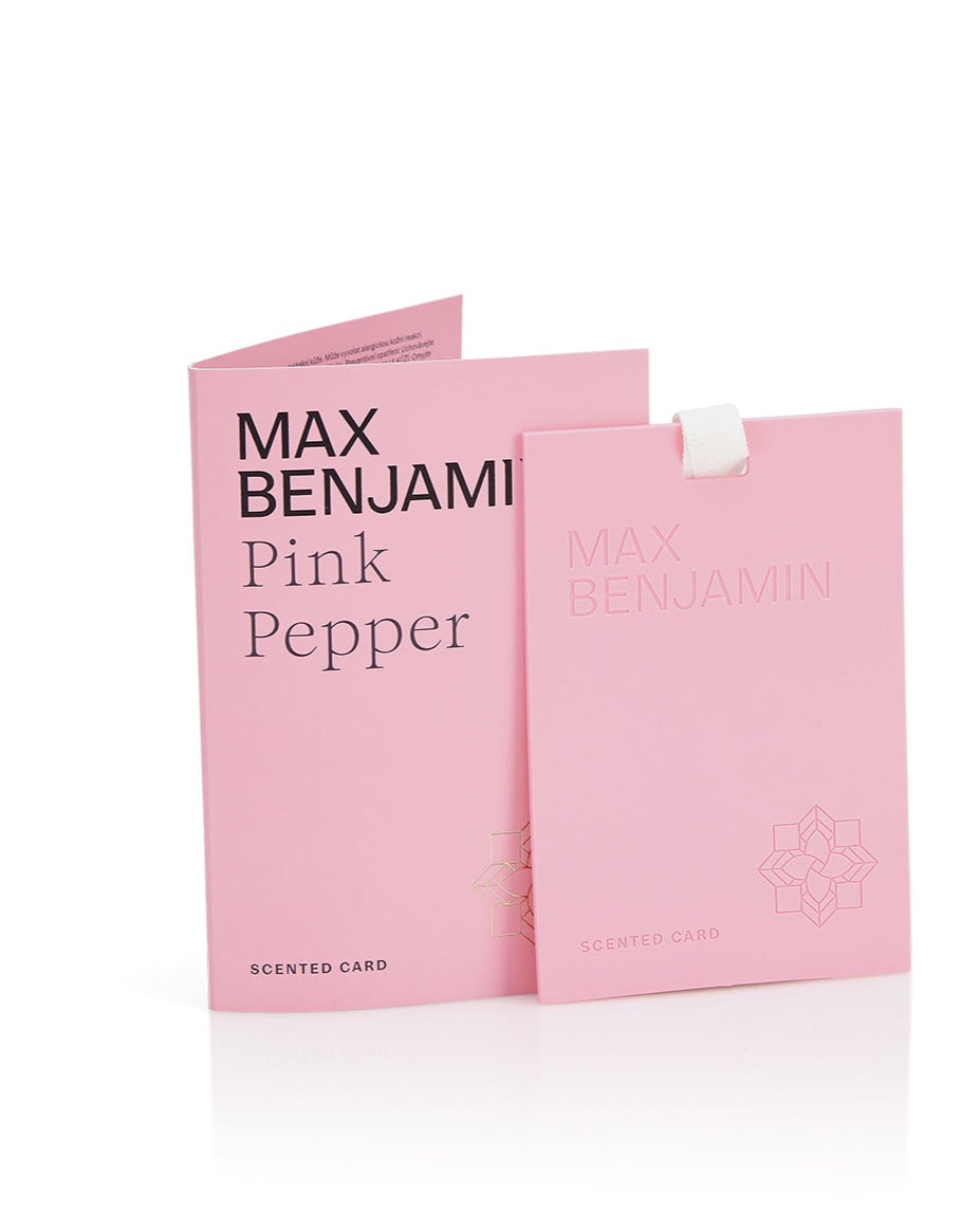 Pink Pepper Scented Card | Max Benjamin