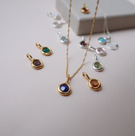 september birthstone lapis lazuli necklace