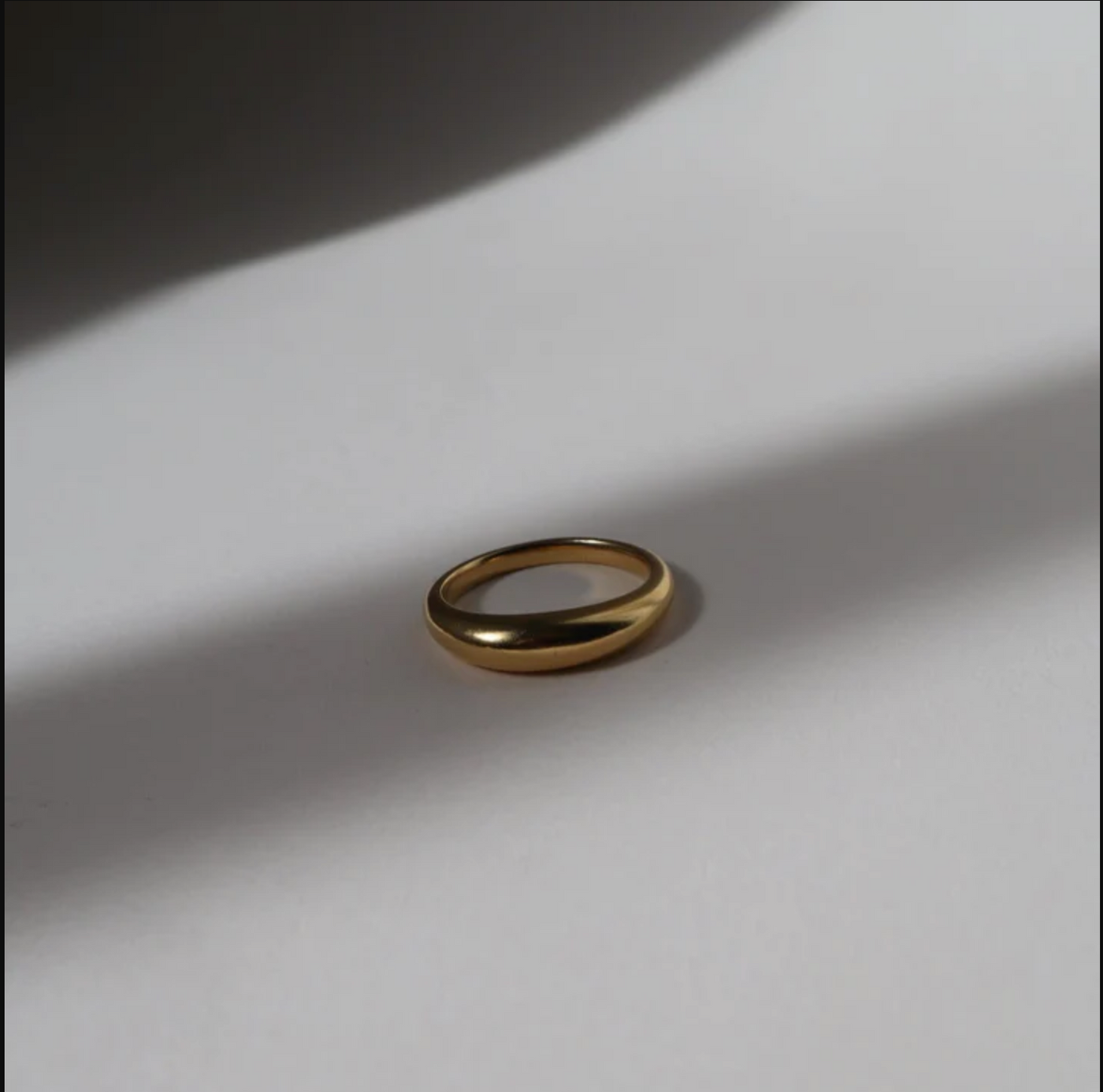 Volume Dome Ring Small- Gold | Silver