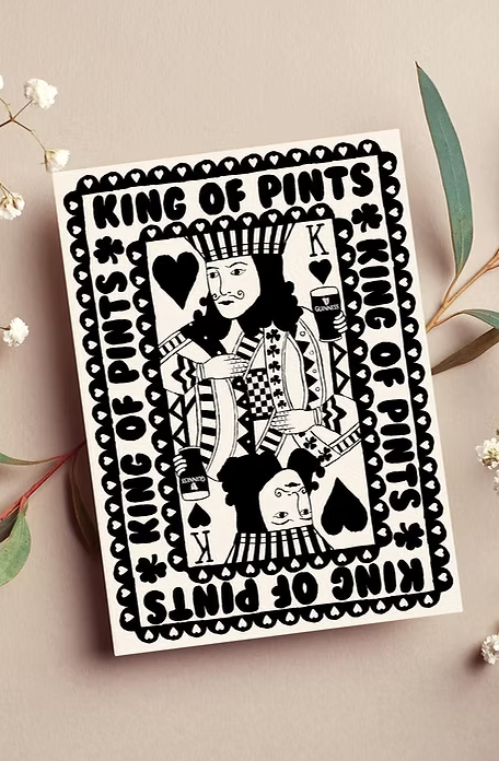King of pints Card | Mauds Studio
