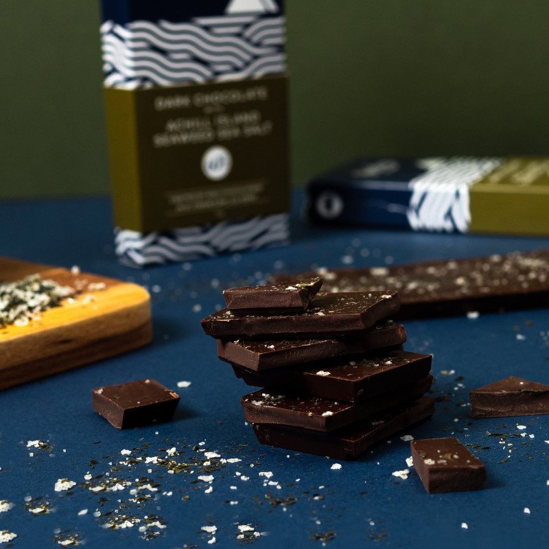 Achill Island Seaweed Sea Salt Dark Chocolate Bar