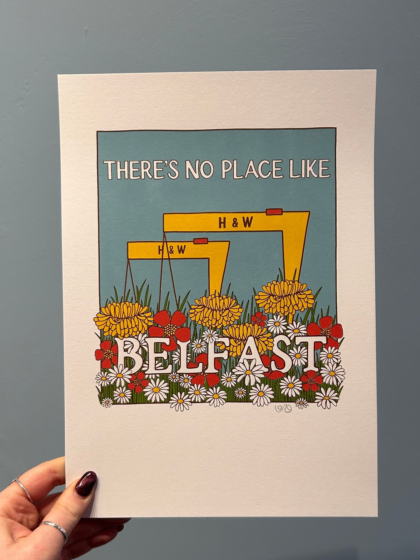 There's No Place Like Belfast A4 Print  | Once Upon A Dandelion