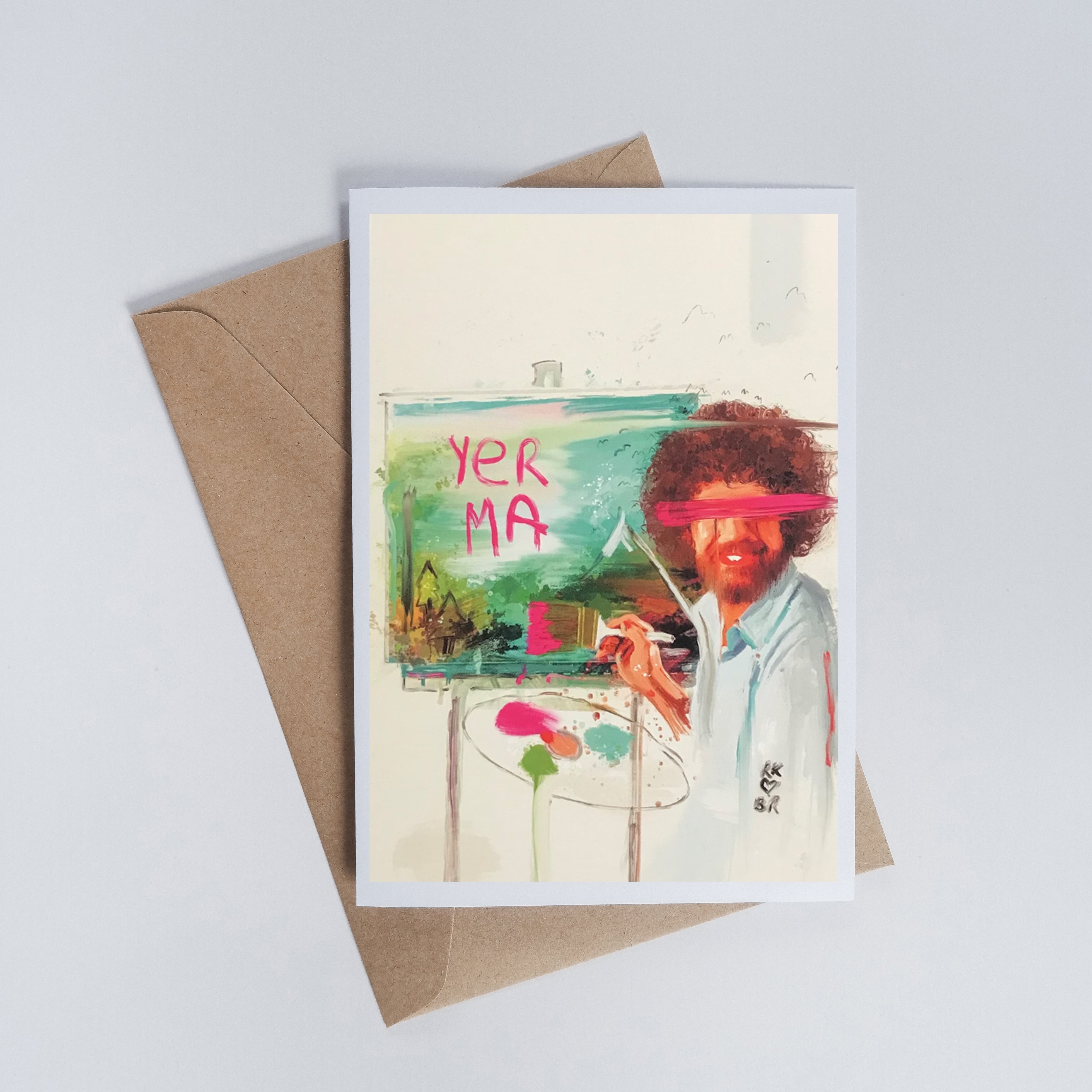 Bobby Ross Loves Yer Ma | Greetings Card – Born & Bred