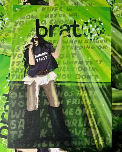 Charlie XCX Brat Print | Nichola Irvine