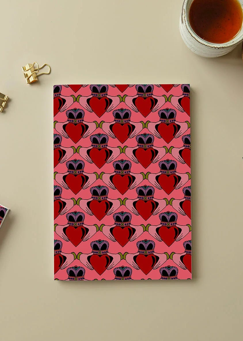 A5 Claddagh Notebook | Mauds Studio – Born & Bred