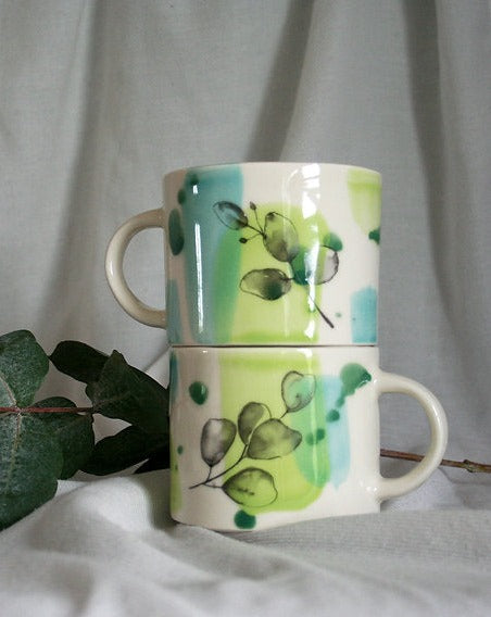 Botanical Mugs | Rachel Leary Ceramics