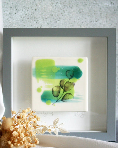 Botanical Framed Tiles | Rachel Leary Ceramics