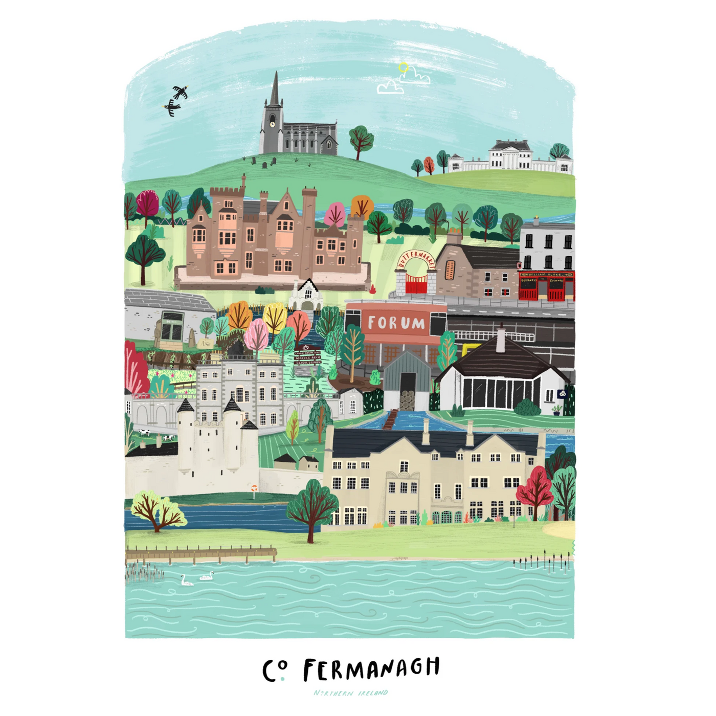 Fermanagh Print Peter Paints