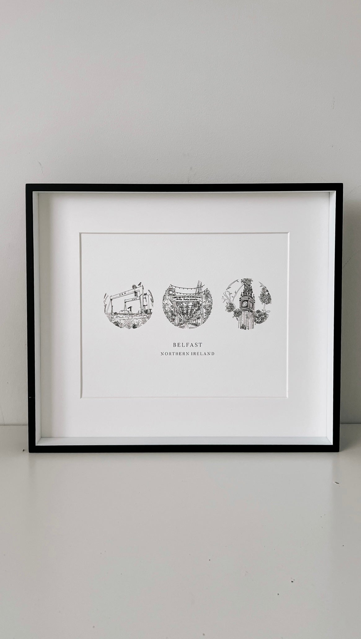 Belfast Trio Print | Sam Munro Art