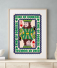 King Of Donegal Playing Card Print | Mauds Studio
