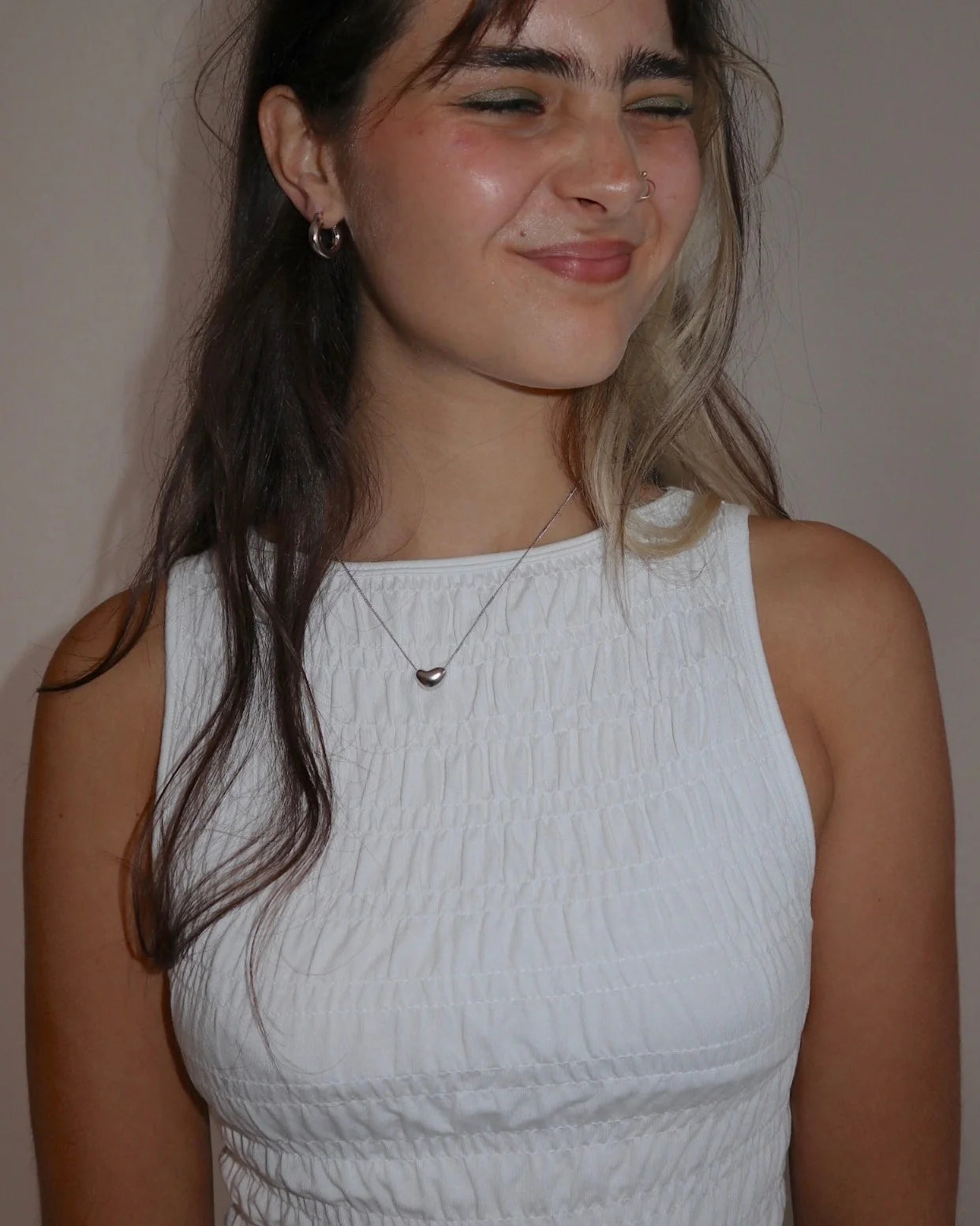 Mini Heart in the Clouds Necklace | Lines & Current