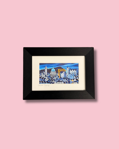 Blue Belfast Cityscape Print | Olive Duffy