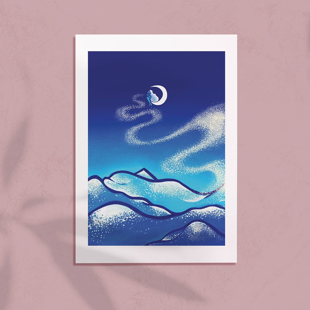 moon river print