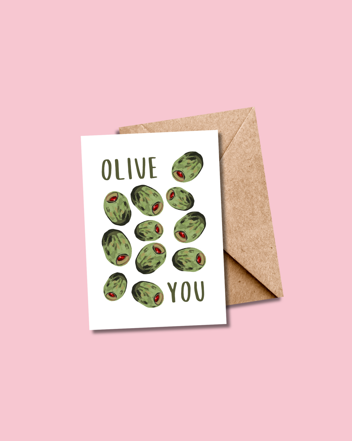 Olive You Card | Dearbhail Designs