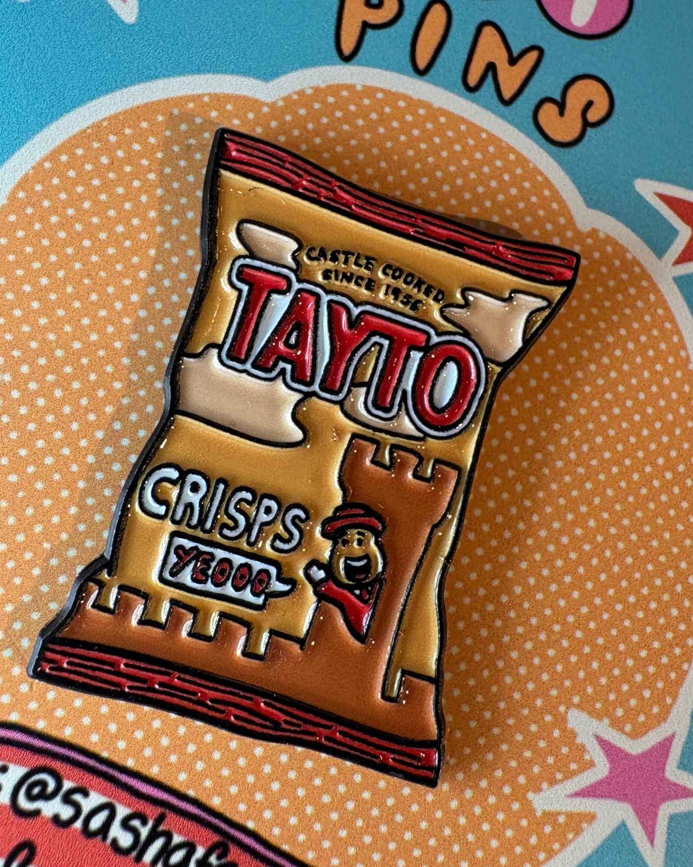 Tayto Crisps Pin | Sasha Ferg Art