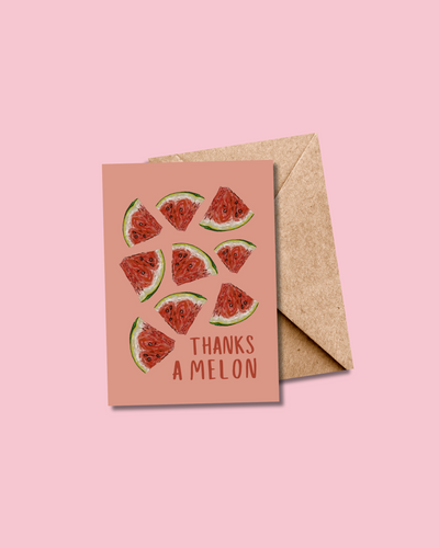 Thanks A Melon Card | Dearbhail Designs