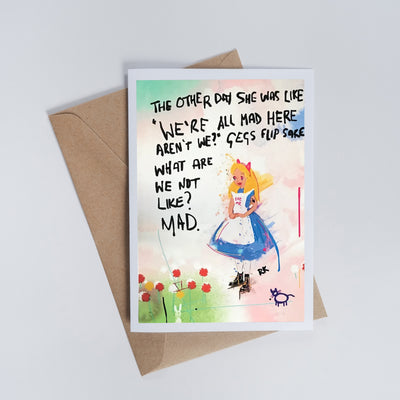 Alice in Wonderland | Northern Ireland Greetings Card