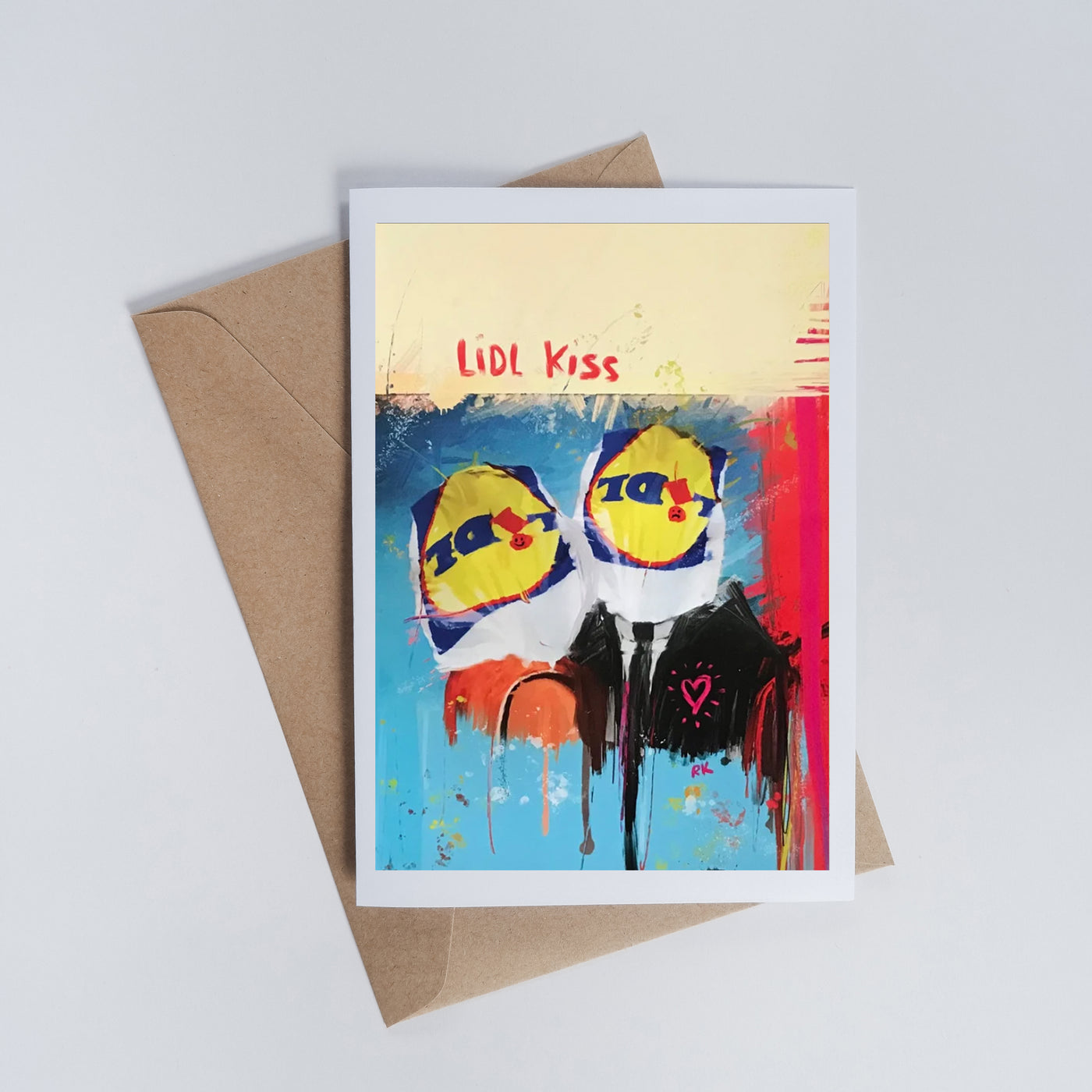 A Lidl Kiss | Greetings Card