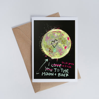 To the Moon and Back | Greetings Card