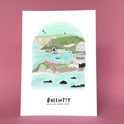 The Harbour at Ballintoy print