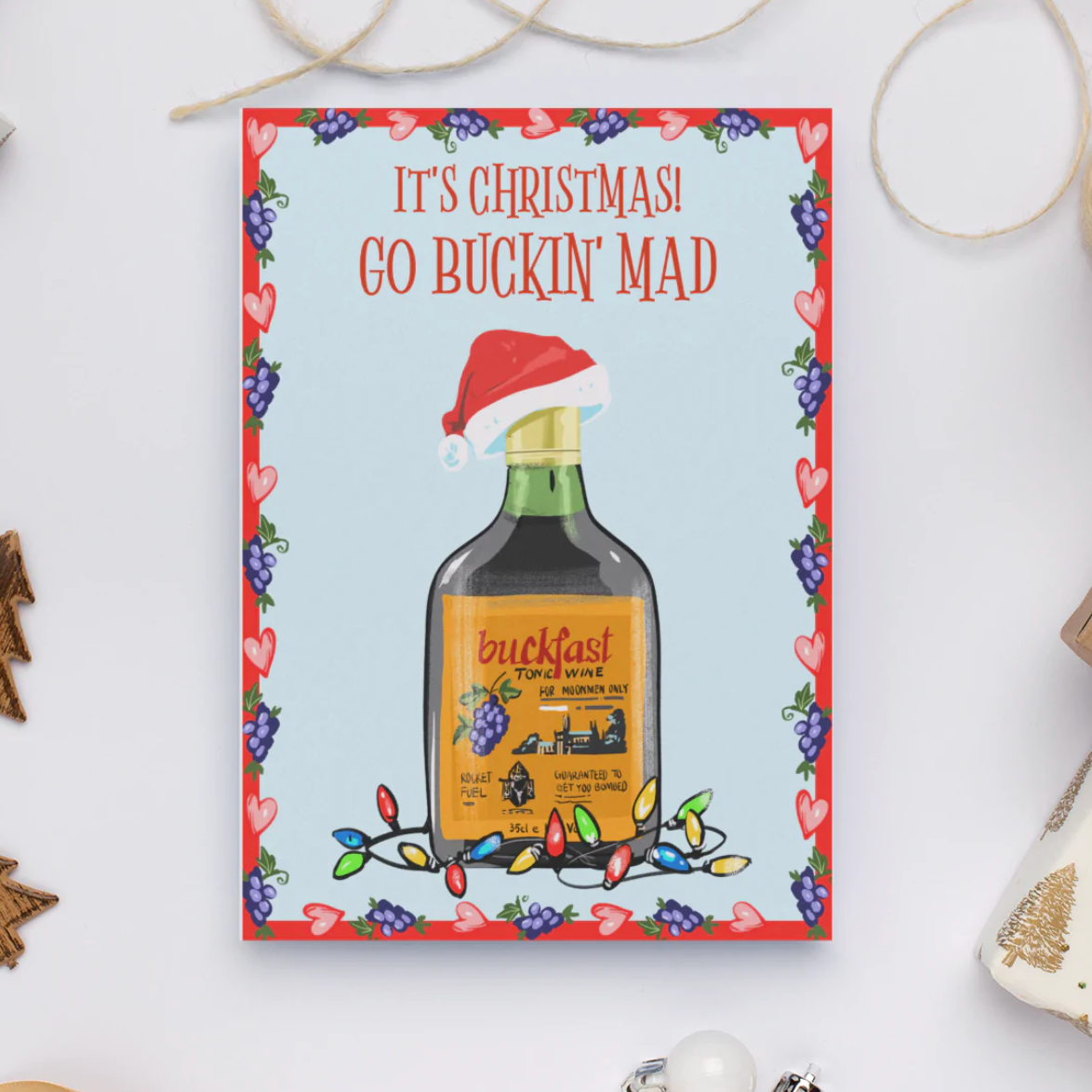 Buckin' Mad Christmas Card