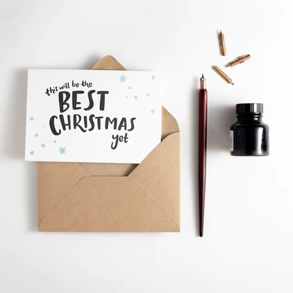Das wird das bisher beste Weihnachten – Weihnachtskarte