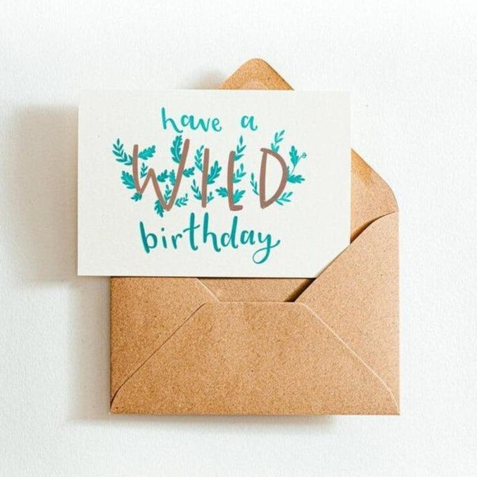 have a wild birthday card
