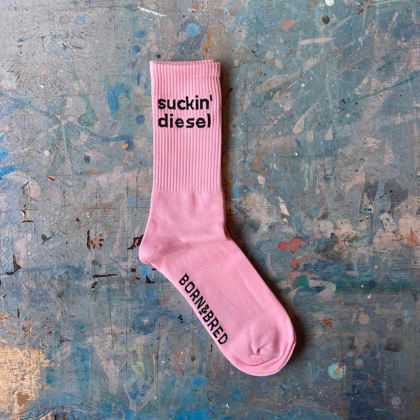 Suckin' Diesel Pink Socks