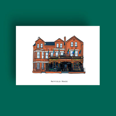 hatfield house pub print