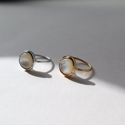 Sigrid Shell Ring | Silver
